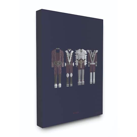 Stupell Industries Kiss Fashion Design Canvas Wall Art